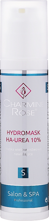 Mehrschichtige Feuchtigkeitsmaske mit Gesicht, Hals und Dekolleté - Charmine Rose Hydromask HA-Urea 10% — Bild N2