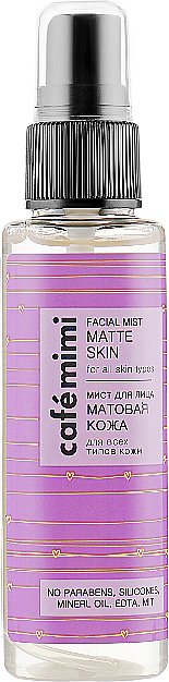 Gesichtsnebel für alle Hauttypen - Cafe Mimi Facial Mist Matte Skin