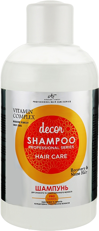 Tiefenreinigendes Shampoo - Pirana Modern Family Vitamin Complex — Bild N1