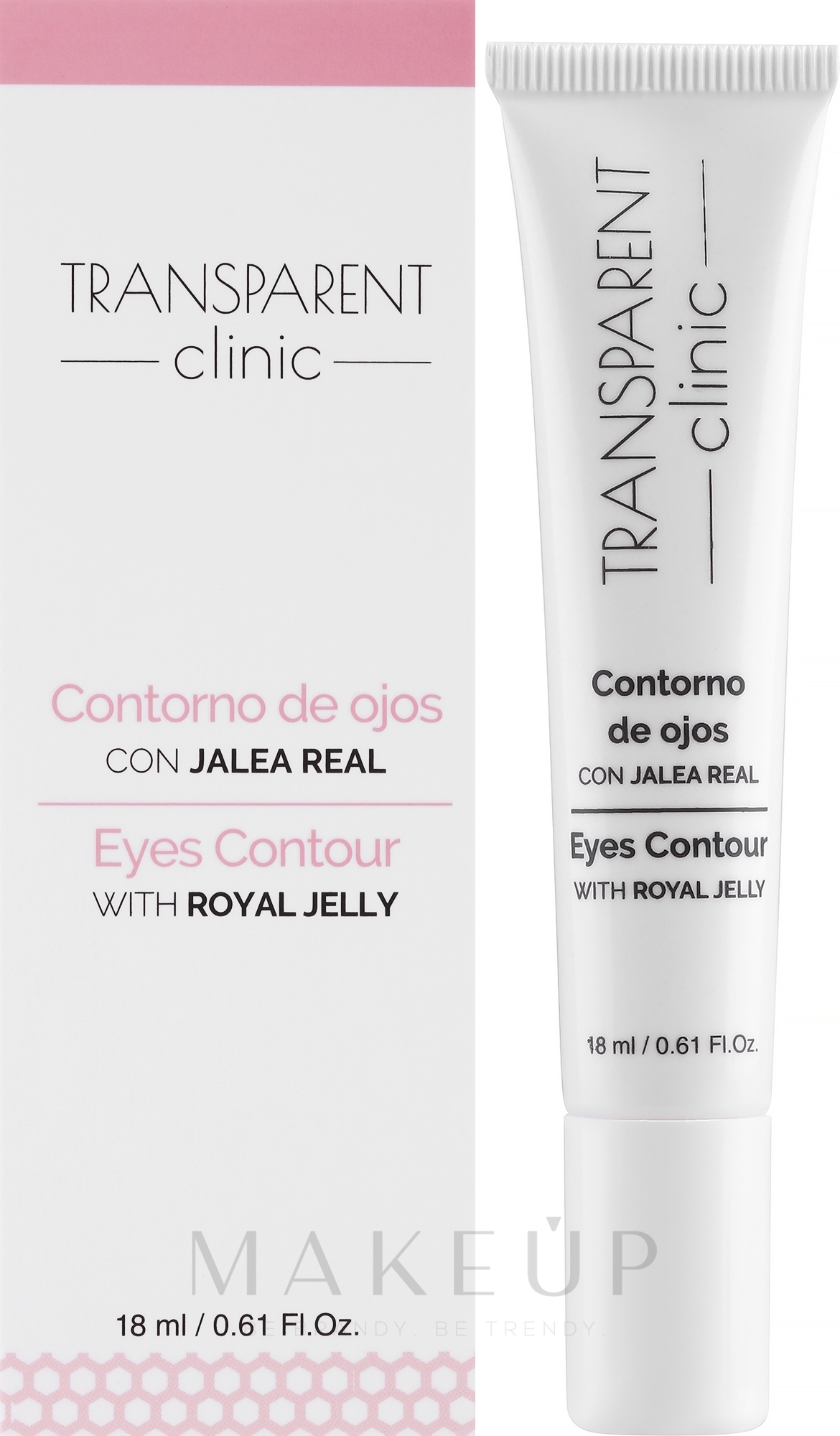Augenkonturencreme mit Gelée royale - Transparent Clinic Eye Contour Cream — Bild 18 ml