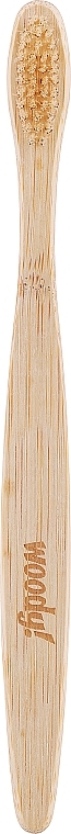 Bambuszahnbürste mittel Classic beige - WoodyBamboo Bamboo Toothbrush Classic — Foto N1