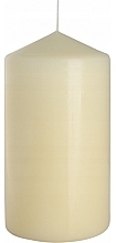 Düfte, Parfümerie und Kosmetik Zylindrische Kerze 80x150 mm ecru - Bispol