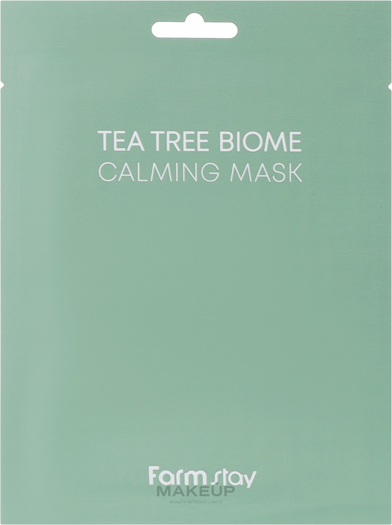 Beruhigende Maske mit Teebaumextrakt - FarmStay Tea Tree Biome Calming Mask — Bild 25 ml