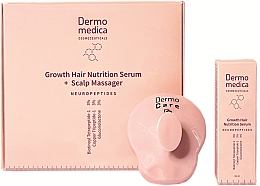 Düfte, Parfümerie und Kosmetik Haarpflegeset - Dermomedica Neuropeptide Growth Hair Nutrition (Haarserum 60ml + Massager für die Kopfhaut)