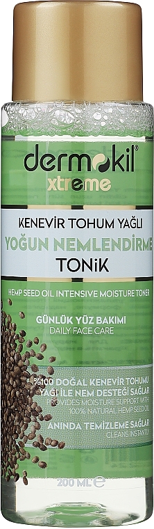 Gesichtstonikum mit Hanföl - Dermokil Hemp Seed Oil Intensive Moisture Toner — Bild N1