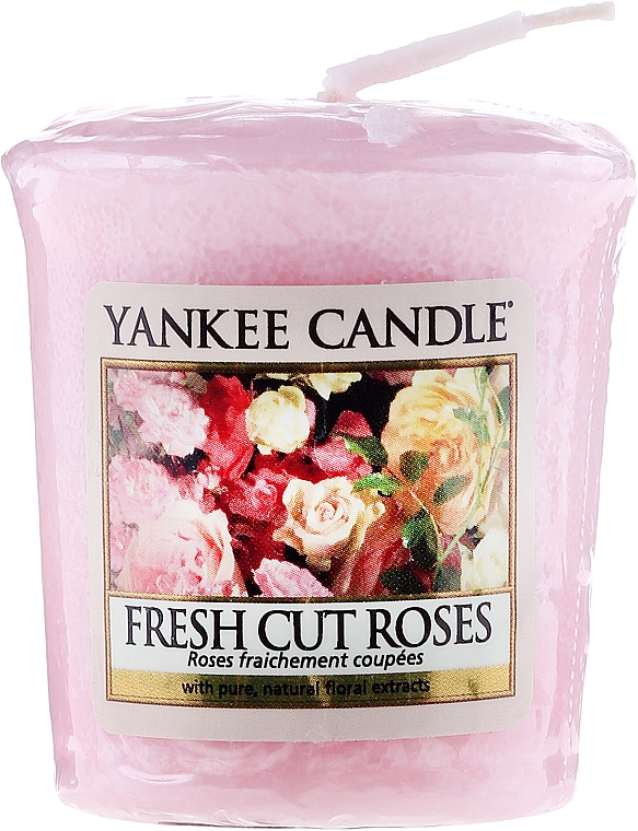 Votivkerze Fresh Cut Roses - Yankee Candle Fresh Cut Roses Sampler Votive — Bild N1