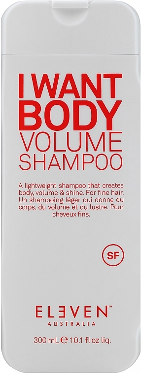 Volumengebendes Shampoo mit Weizenproteinen - Eleven Australia I Want Body Volume Shampoo — Bild N1