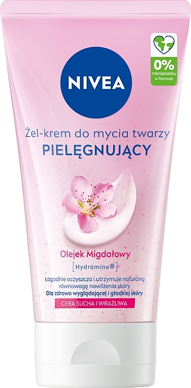 Pflegende Gesichtswaschcreme mit natürlichem Mandelöl für trockene und empfindliche Haut - NIVEA Visage Cleansing Soft Cream Gel — Foto N2