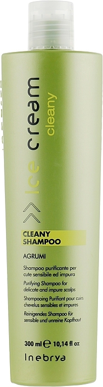 Reinigendes Shampoo für sensible und unreine Kopfhaut - Inebrya Cleany Shampoo — Bild N3
