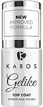 Düfte, Parfümerie und Kosmetik Hybrid-Nagelüberlack - Kabos Gelike Top Coat Hybrid Nail Polish