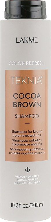 Shampoo Cocoa Brown für gefärbtes Haar - Lakme Teknia Color Refresh Cocoa Brown Shampoo — Bild N1