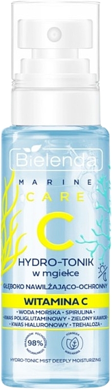 Hydrotonikum im Nebel - Bielenda C Marine Care Hydro-Tonic Mist Deeply Moisturizing  — Bild N1