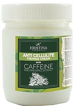 Anti-Cellulite Körpercreme mit Koffein und Ananas - Hristina Cosmetics Anti Cellulite Firming Cream — Bild N1