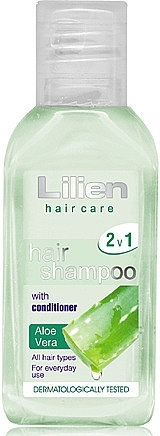 Shampoo mit Aloe Vera - Lilien Hair Shampoo Aloe Vera Travel Size — Bild N1