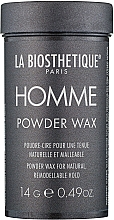 Düfte, Parfümerie und Kosmetik Haarpuder-Wachs für Männer Natürlicher Halt mit mattem Finish - La Biosthetique Homme Powder Wax