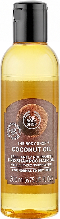 Nährendes Haaröl mit Kokosnuss für normales bis trockenes Haar - The Body Shop Brilliantly Nourishing Pre-Shampoo Coconut Hair Oil — Bild N1