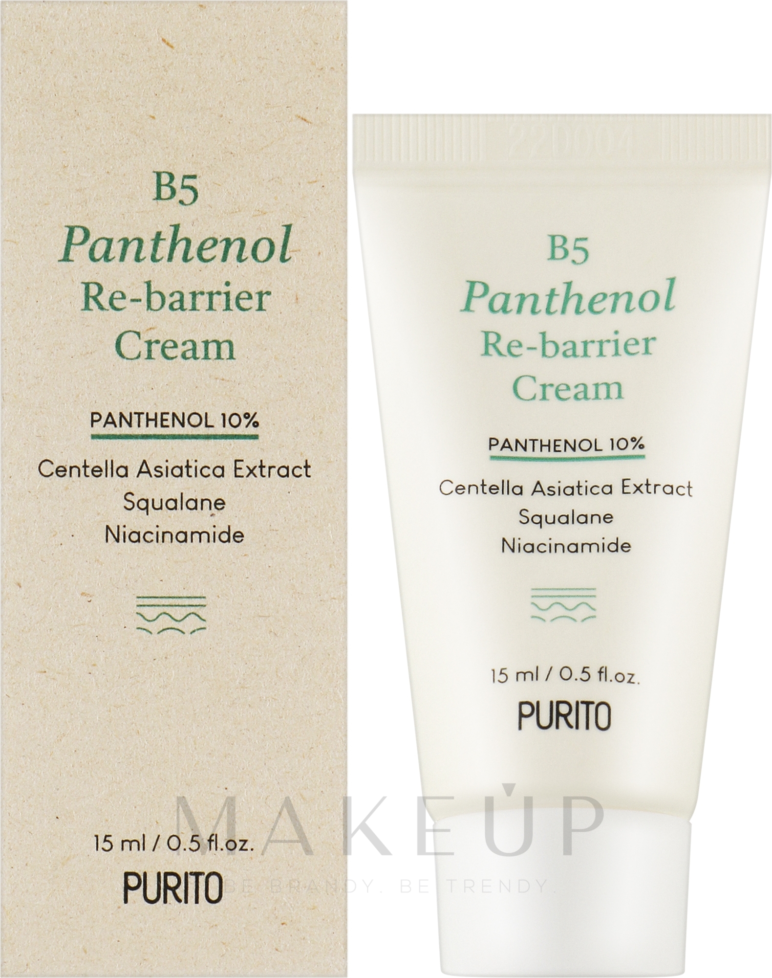 Gesichtscreme - Purito B5 Panthenol Re-barrier Cream Travel Size — Bild 15 ml