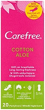 Düfte, Parfümerie und Kosmetik Slipeinlagen mit Baumwollextrakt und Aloe Vera 20 St. - Carefree Cotton Aloe