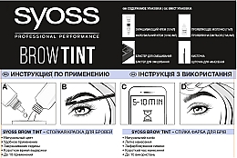 Permanente Augenbrauenfarbe - Syoss Brow Tint — Bild N5