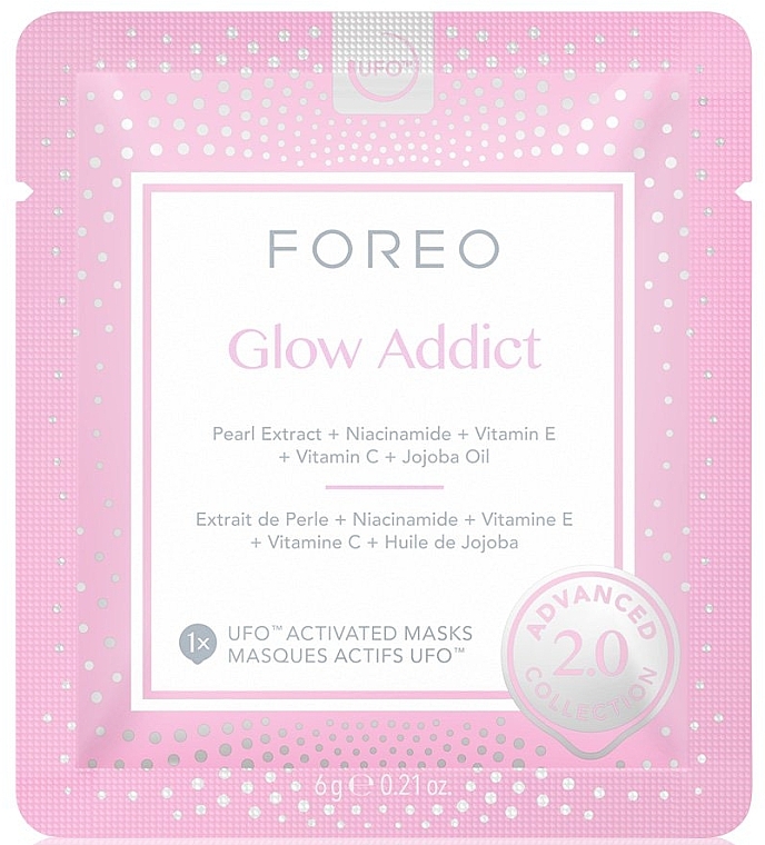 Gesichtsmaske - Foreo UFO Glow Addict 2.0 Advanced Collection Activated Mask — Bild N1