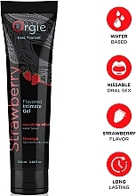 Düfte, Parfümerie und Kosmetik Gleitmittel auf Wasserbasis Erdbeere - Orgie Lube Tube Flavored Intimate Gel Strawberry