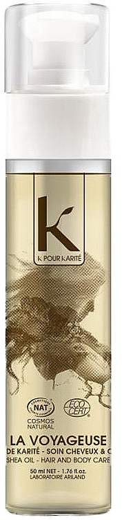 Sheabutter für Haar und Körper - K Pour Karite La Voyageuse Hair & Body Shea Oil Ecocert  — Bild N1