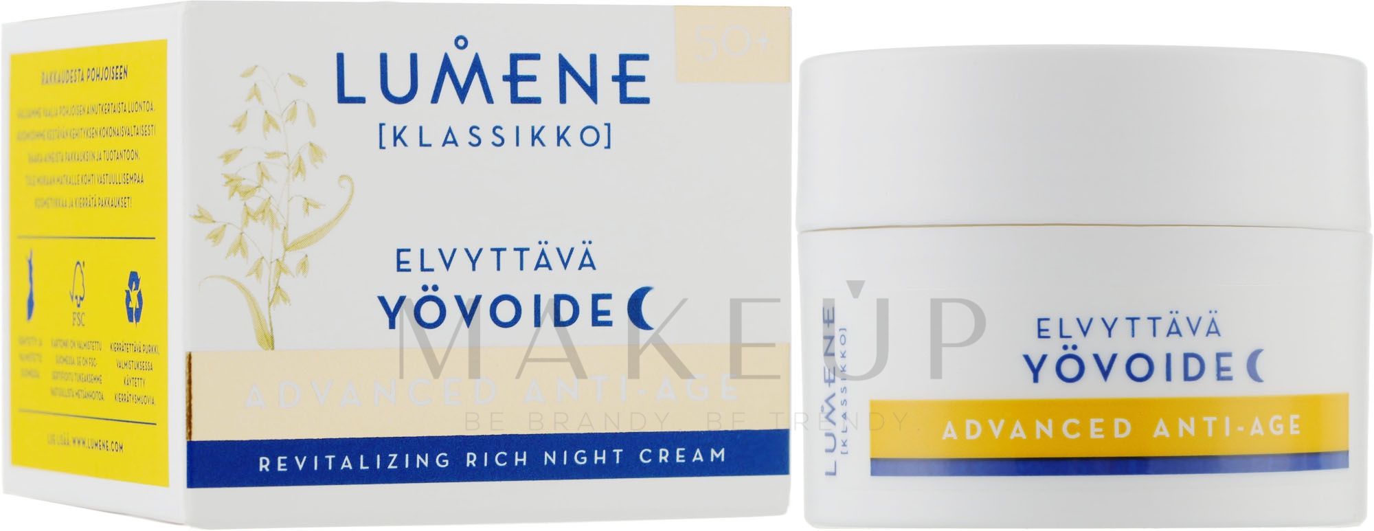 Revitalisierende Anti-Aging-Gesichtscreme für die Nacht - Lumene Advanced Anti-Age Revitalizing Rich Night Cream — Bild 50 ml