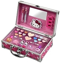 Düfte, Parfümerie und Kosmetik Lorenay Hello Kitty Aluminum Makeup Case Set	 - Kosmetikset für Mädchen