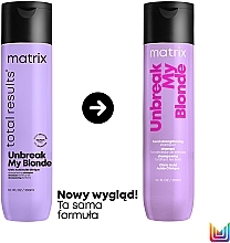 Stärkendes Shampoo für blondes, strapaziertes Haar mit Zitronensäure - Matrix Total Results Unbreak My Blonde Strengthening Shampoo — Bild N2