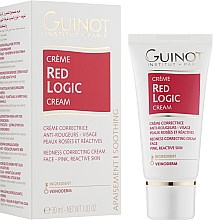 Körrigierende Gesichtscreme gegen Rötungen für reaktive Haut - Guinot Red Logic Face Cream — Bild N2