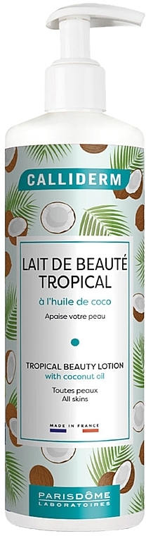 Körperlotion mit Kokosöl - Calliderm Tropical Beauty Lotion With Cococnut Oil  — Bild N1