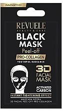 Düfte, Parfümerie und Kosmetik Gesichtsmaske Prokollagen - Revuele Black Mask Peel Off Pro-Collagen (Probe)