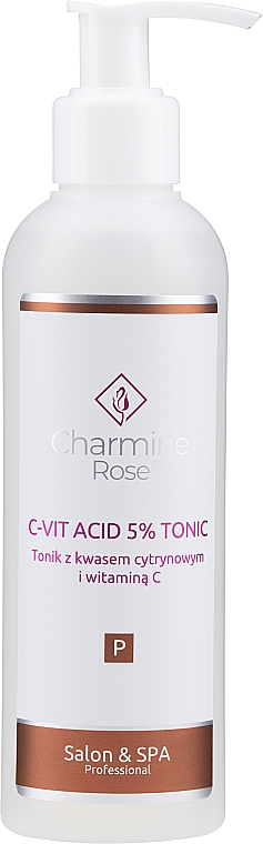 Gesichtstonikum mit Zitronensäure und Vitamin C - Charmine Rose C-Vit Acid 5% — Bild N1