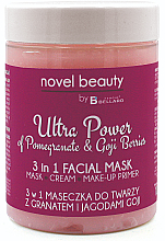 Düfte, Parfümerie und Kosmetik 3in1 Gesichtsmaske mit Granatapfel und Heidelbeeren - Fergio Bellaro Novel Beauty Ultra Power Facial Mask