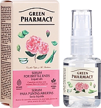 Düfte, Parfümerie und Kosmetik Flüssiges Seidenserum für spröde Haarspitzen mit Aloe Vera-Extrakt - Green Pharmacy Serum For Brittle Ends