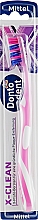 Zahnbürste mittel rosa - Dontodent X-Clean — Bild N1