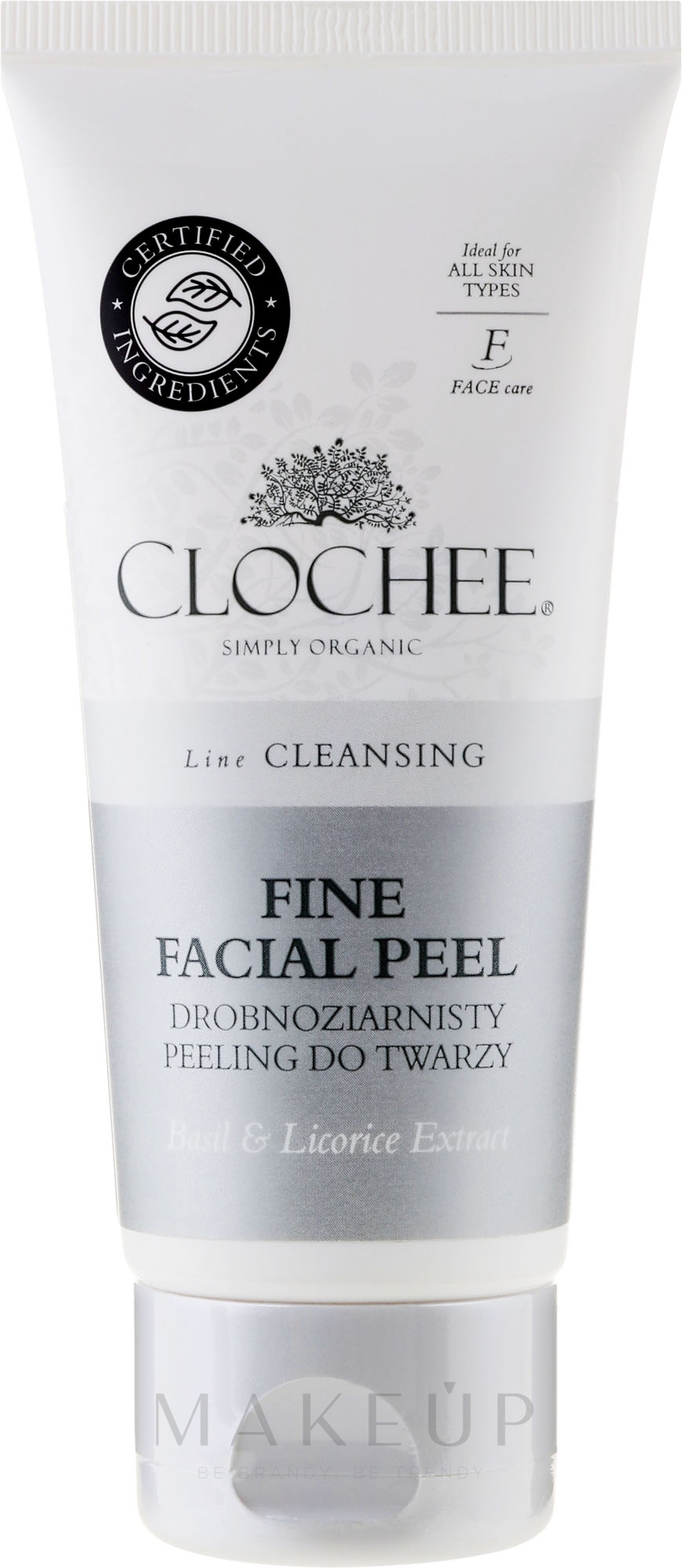 Feinkörniges Gesichtspeeling mit Basilikum und Süßholzwurzelextrakt - Clochee Cleansing Fine Facial Peel — Bild 100 ml