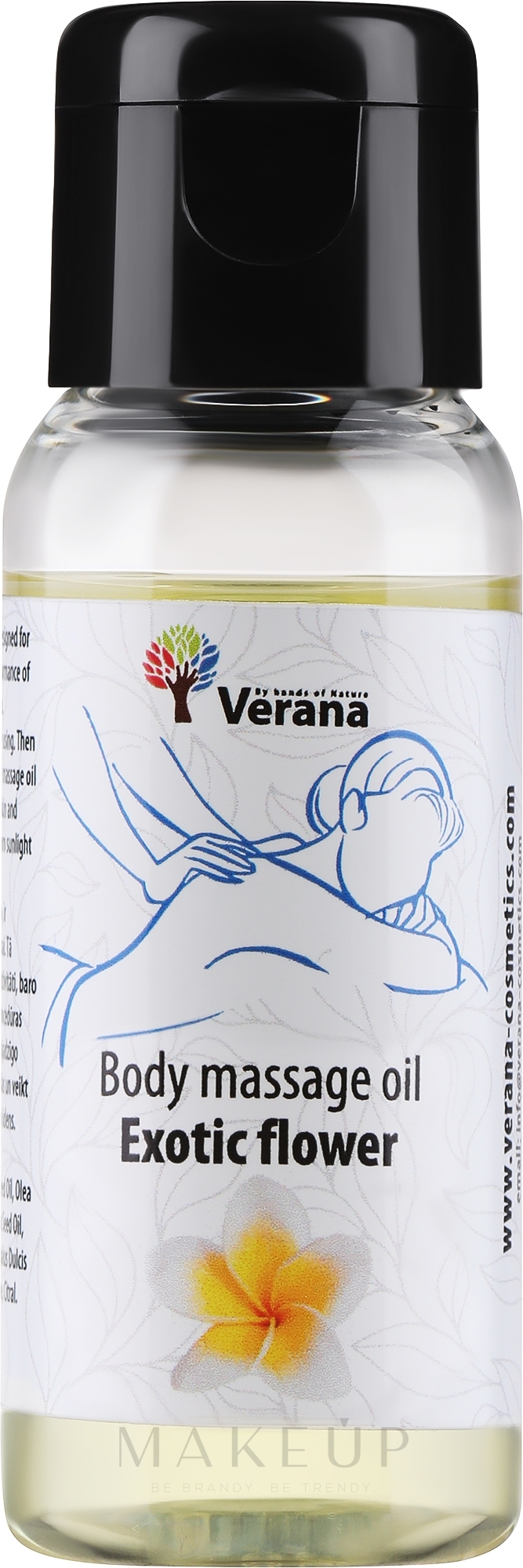 Körpermassageöl Exotic Flower - Verana Body Massage Oil  — Bild 30 ml
