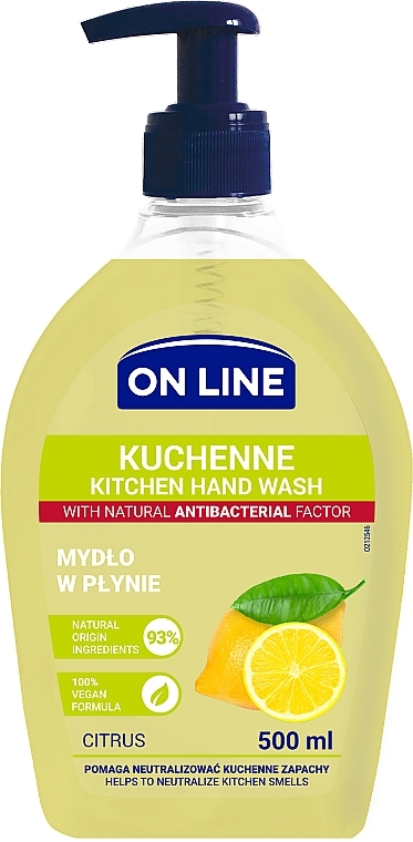 Küchen-Handseife mit Zitrone - On Line Kitchen Hand Wash Citrus Soap — Bild N1