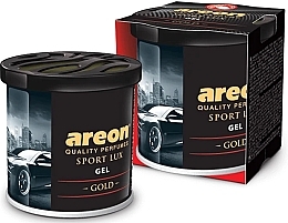 Areon Gel Can Sport Lux Gold  - Gel-Lufterfrischer Gold  — Bild N1