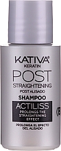 Haarpflegeset - Kativa Anti-Frizz Straightening Without Iron Xpert Repair (Haarmaske 150ml + Shampoo 30ml + Conditioner 30ml) — Bild N6