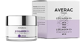 Düfte, Parfümerie und Kosmetik Tagescreme mit Kollagen - Averac Focus Day Cream With Collagen E + Reafirmante SPF30