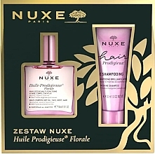 Düfte, Parfümerie und Kosmetik Set - Nuxe Huile Prodigieuse Florale (Öl 50 ml + Shampoo 30 ml) 