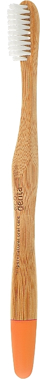 Bambuszahnbürste weich orange - Ecodenta Bamboo Toothbrush Soft — Bild N1