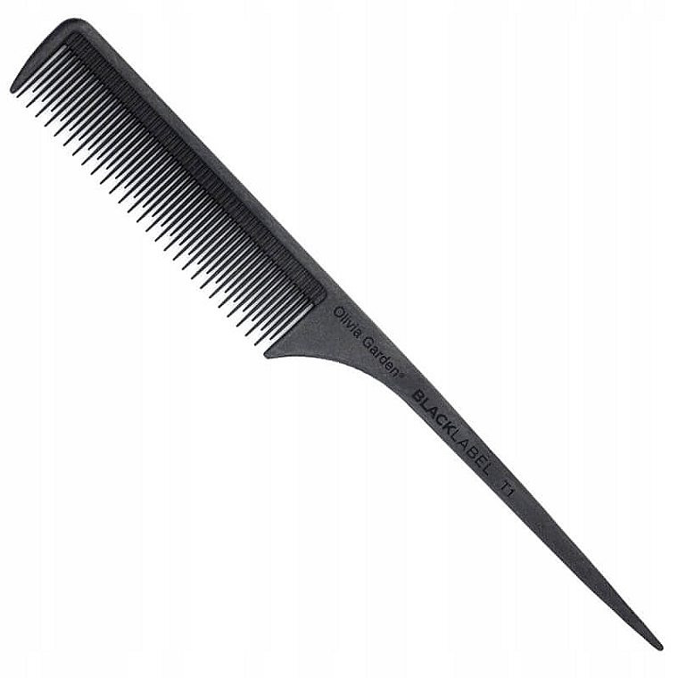 Haarkamm 22.5 cm - Olivia Garden Black Label Comb T1 — Bild N1