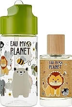 Düfte, Parfümerie und Kosmetik Air-Val International Eau My Planet - Duftset (Eau de Toilette 100 ml + Wasserflasche 1 St.) 