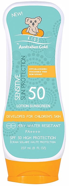Baby-Sonnencreme - Australian Gold Kids Sensitive Sun Protection SPF50 — Bild N1