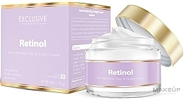 Gesichtscreme mit Retinol - Exclusive Cosmetics Retinol Anti-Wrinkle Day & Night Cream — Bild N1