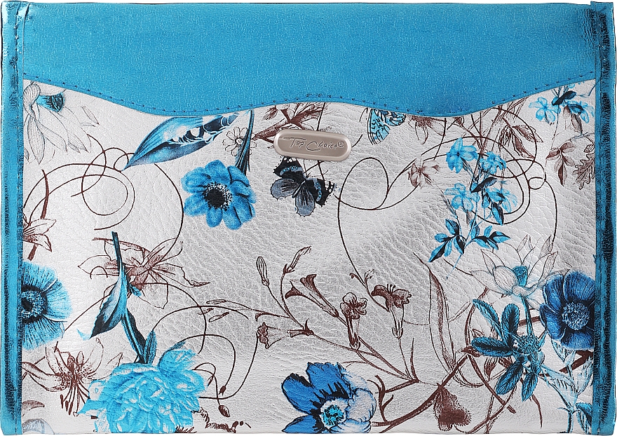 Kosmetiktasche Silver Meadow 94316 blau mit Blumen - Top Choice — Bild N1