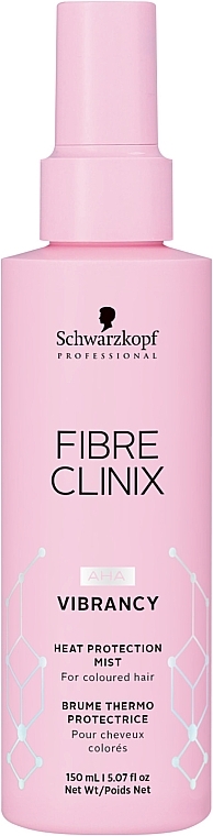 Haarspray mit Hitzeschutz - Schwarzkopf Professional Fiber Clinix Vibrancy Heat Protection Mist — Bild N1